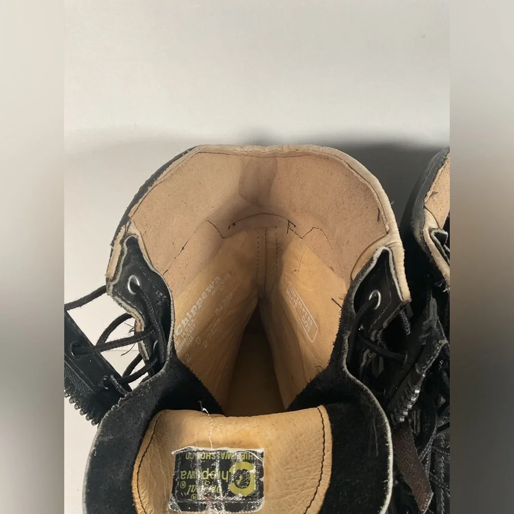 Vintage Chippewa Ruttman Paratrooper Boots | USA Made | Steel Toe | Men’s 12 C
